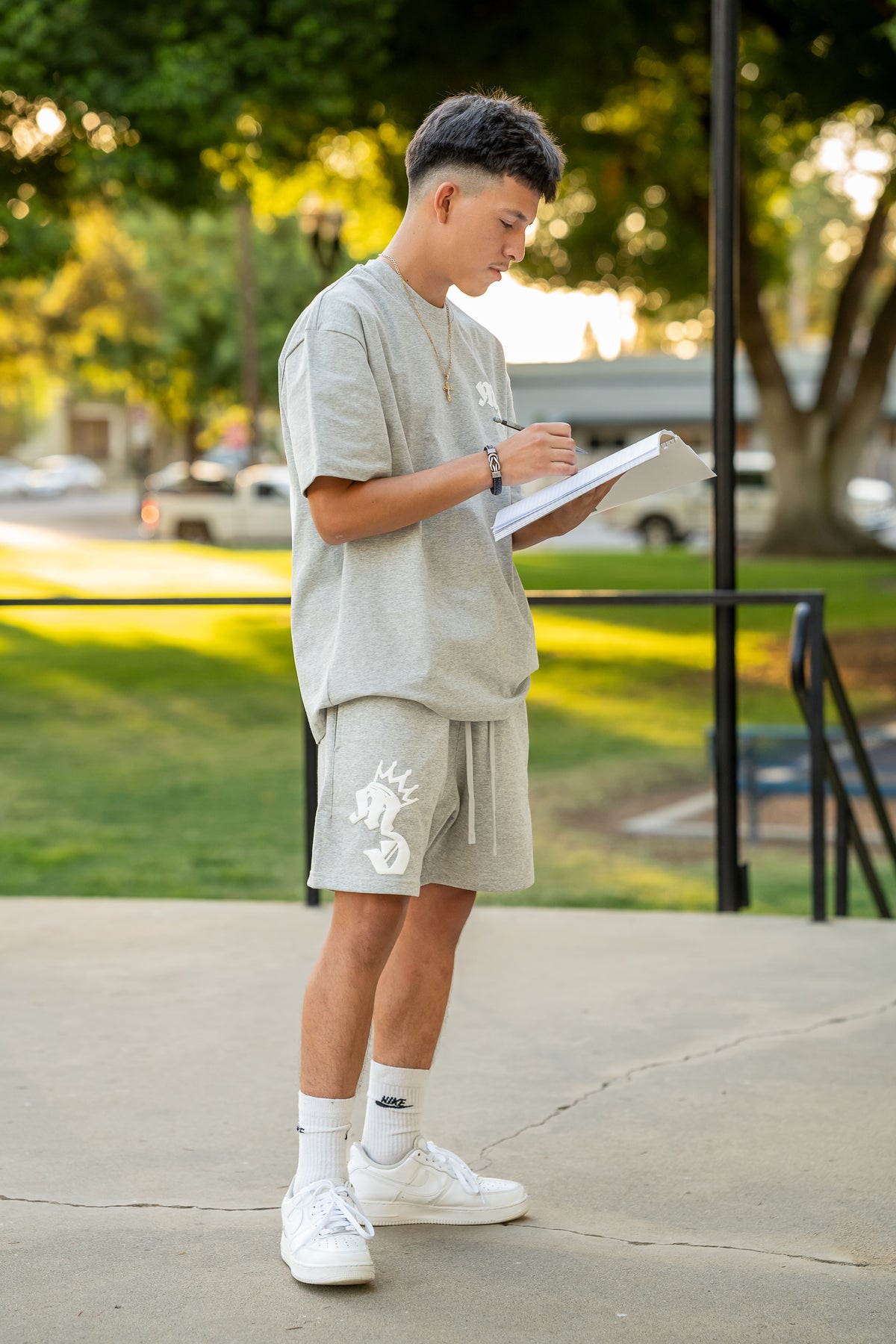 Signature Light Grey Shorts